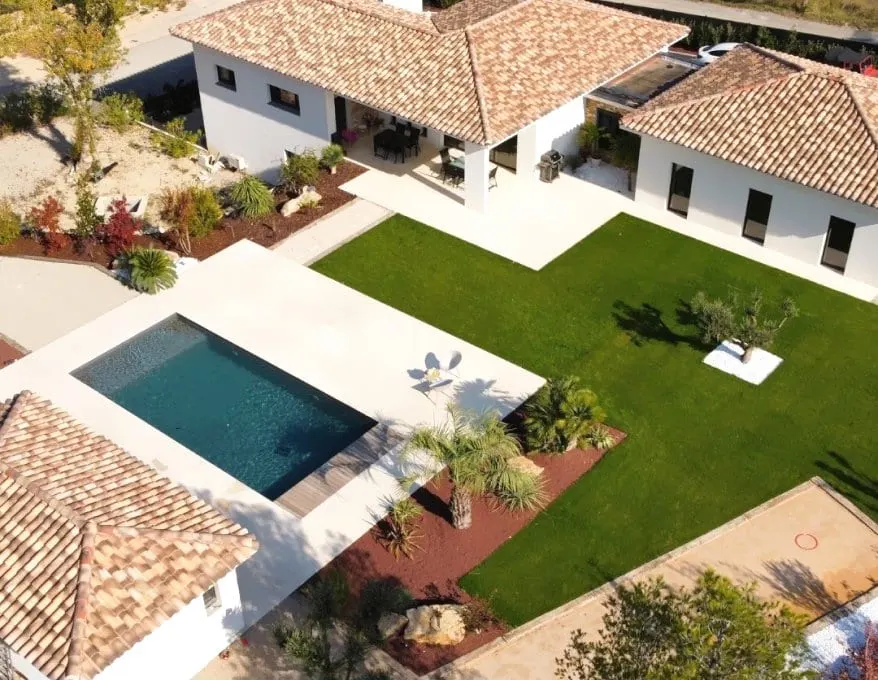 Bastide provençale construite par Les Bastides du Midi