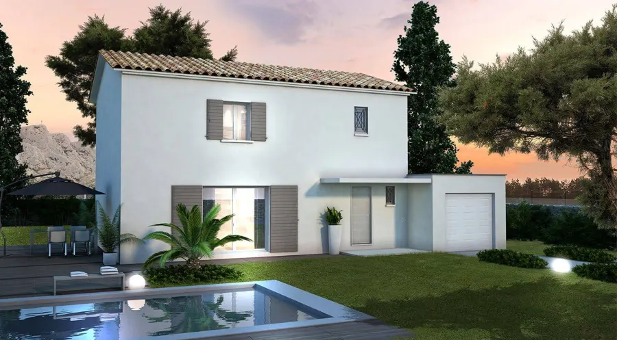 Le Mas Campanile, modèle de villa des Bastides du Midi