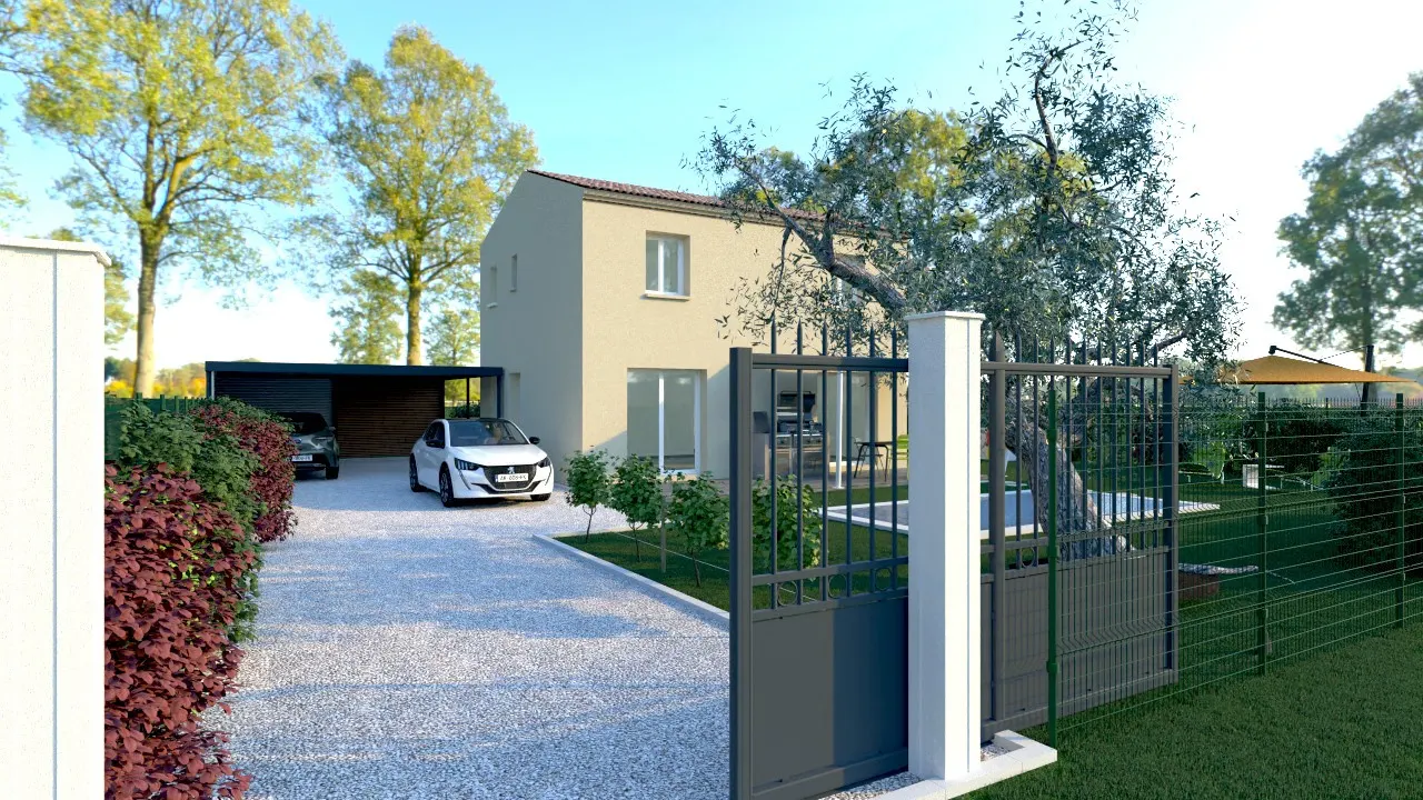 Le Canet de Meyreuil · Terrain plat 500 m² vue dégagée · photo 1