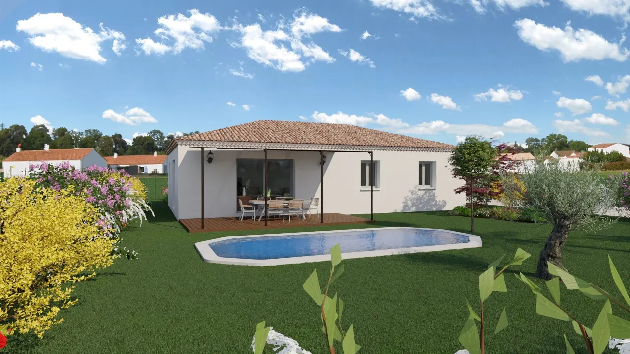 Le Rove · Villa plain-pied 90 m² + terrain 700 m² · photo 1